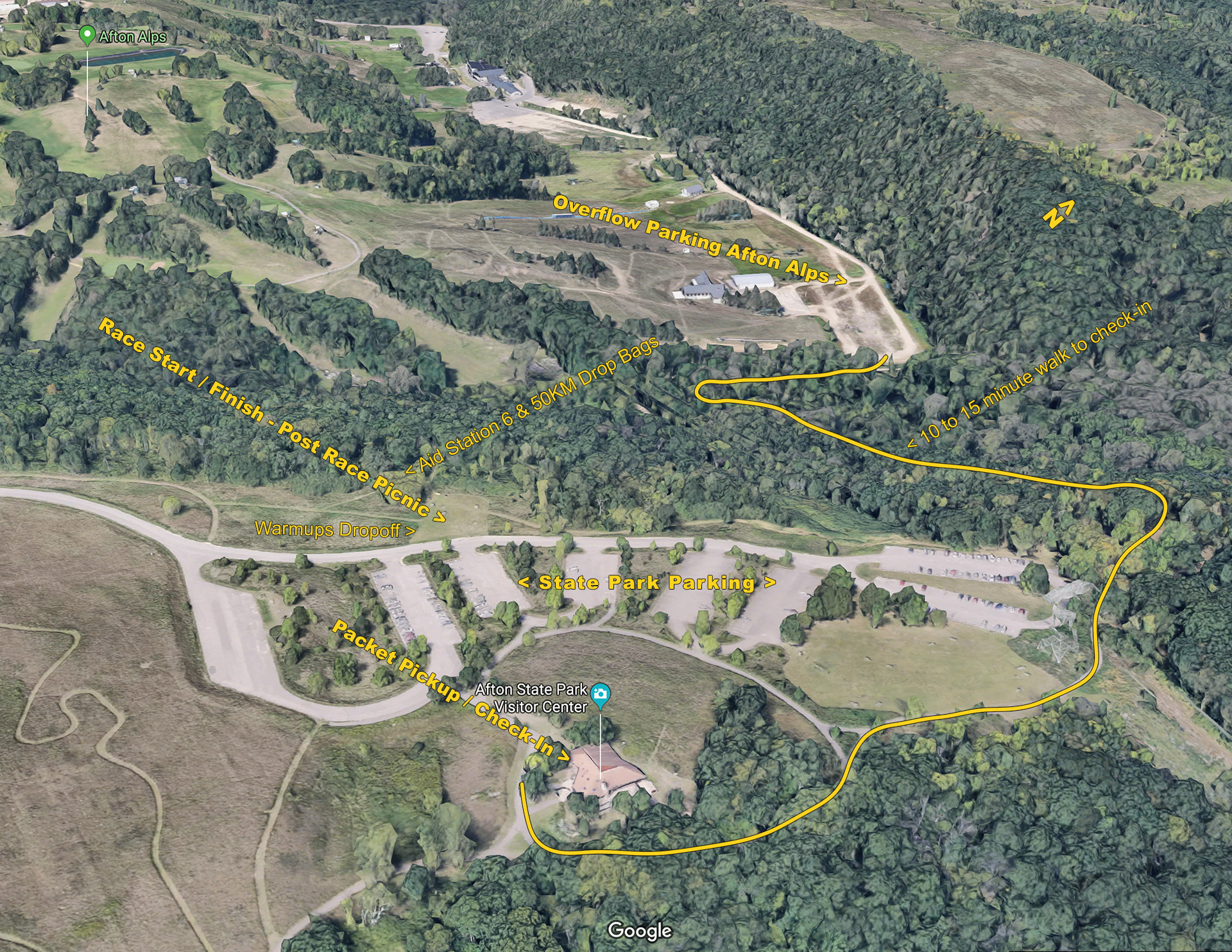 Maps & Data Afton Trail Run
